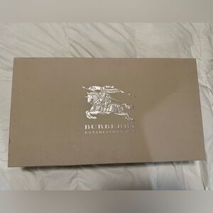 BURBERRY thigh high suede black boots